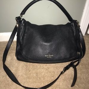 Kate Spade (like new) black leather purse